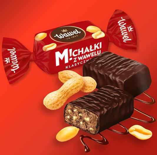 Wawel "Michalki Klasyczne" Konfekt mit Erdnüssen in Schokolade 245 g